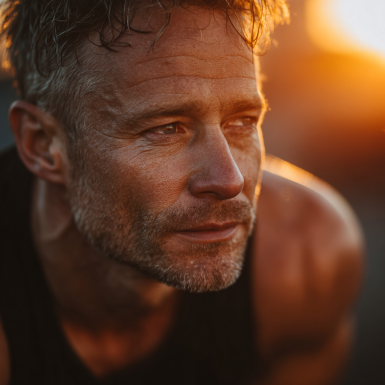 Група чоловіків середнього віку на тренуванні